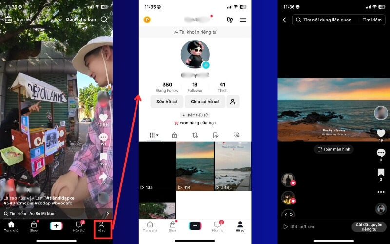 Tìm video muốn Duet