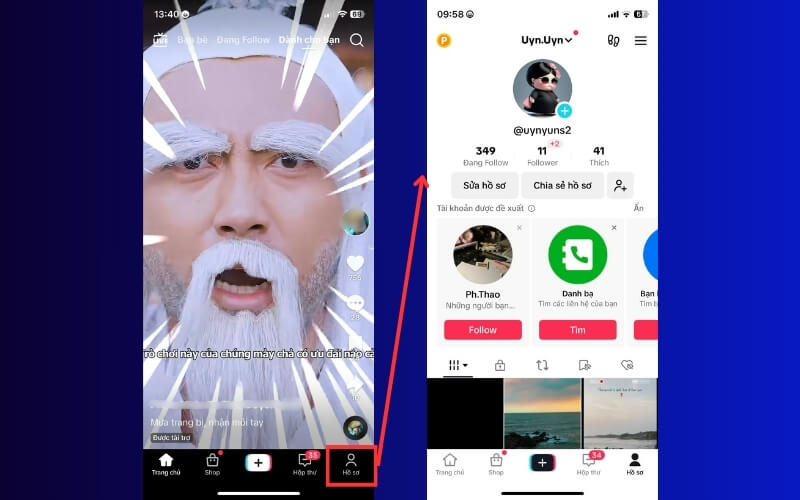Truy cập vào đơn hàng b2